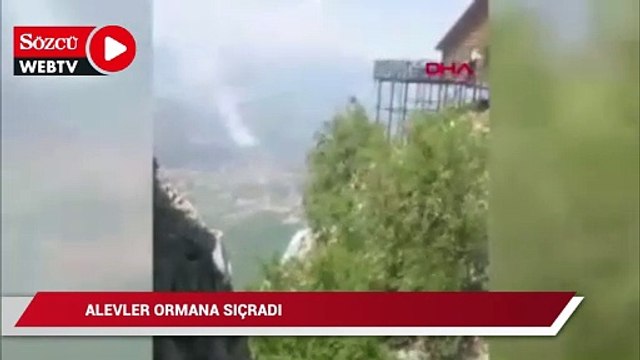 Adana'da anız yakımı sonrası alevler ormana sıçradı