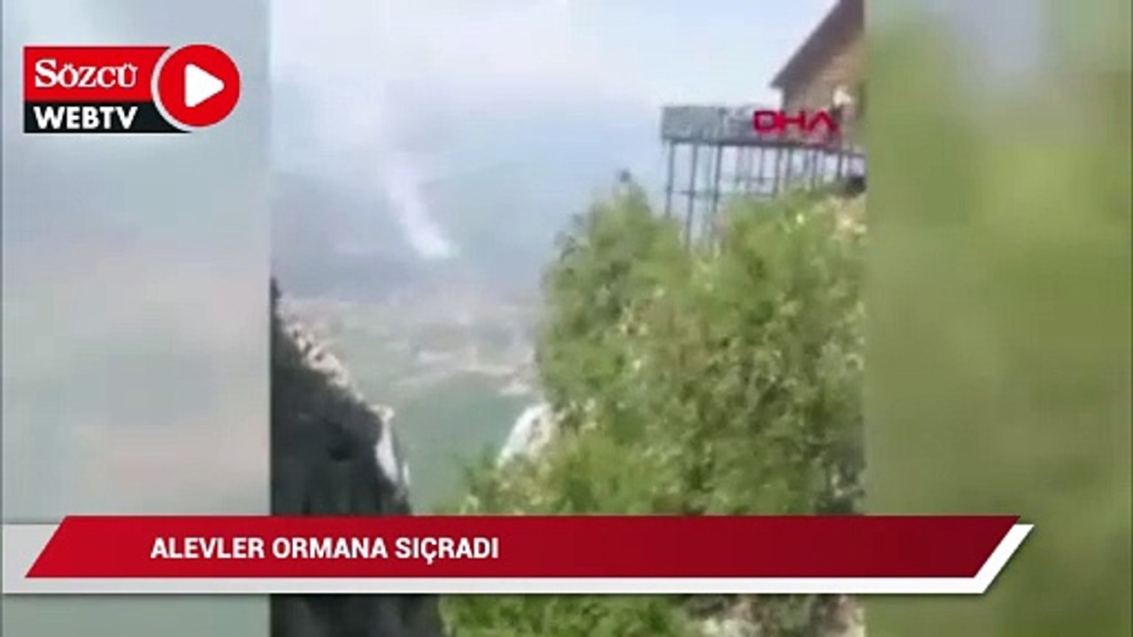 Adana'da anız yakımı sonrası alevler ormana sıçradı