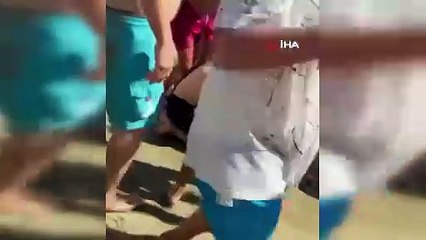 Az kalsın boğuluyordu! Çevredekiler yetişti