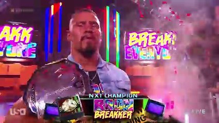 Bron Breakker Entrance: WWE NXT, Oct. 18, 2022