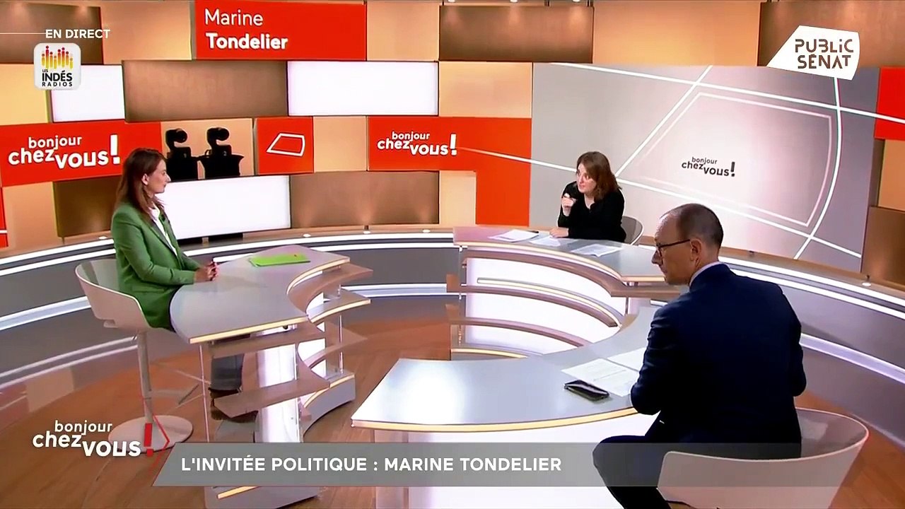Marine Tondelier sur Public Sénat ce jeudi 20 juin 2024.