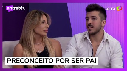 "Estou pronta pra ser madrasta", disse Maria à Menandro sobre ser pai