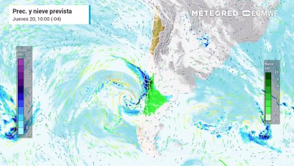 Fuertes lluvias se tomarán Chile central este fin de semana