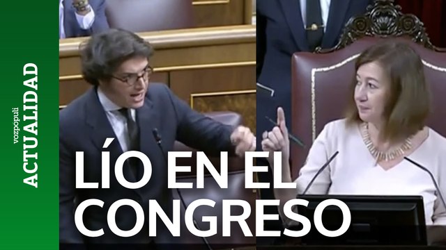 Lío en el Congreso entre Figaredo (Vox) y Armengol