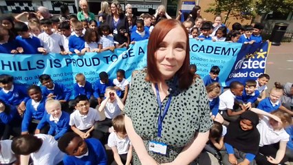 Birchills community academy in Walsall  celebrate a good Ofsted.