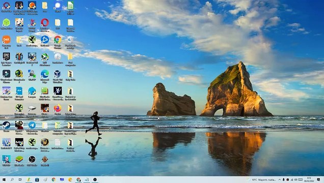 Como PONER el ICONO de PANEL de CONTROL en el ESCRITORIO WINDOWS 10