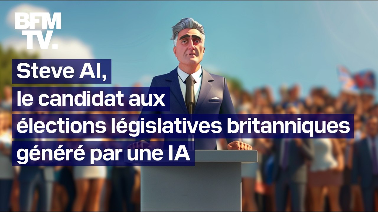 Steve AI, le candidat aux élections législatives britanniques généré par une intelligence artificielle