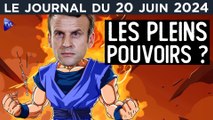 Macron : en pleine dérive autoritaire ? - JT du jeudi 20 juin 2024
