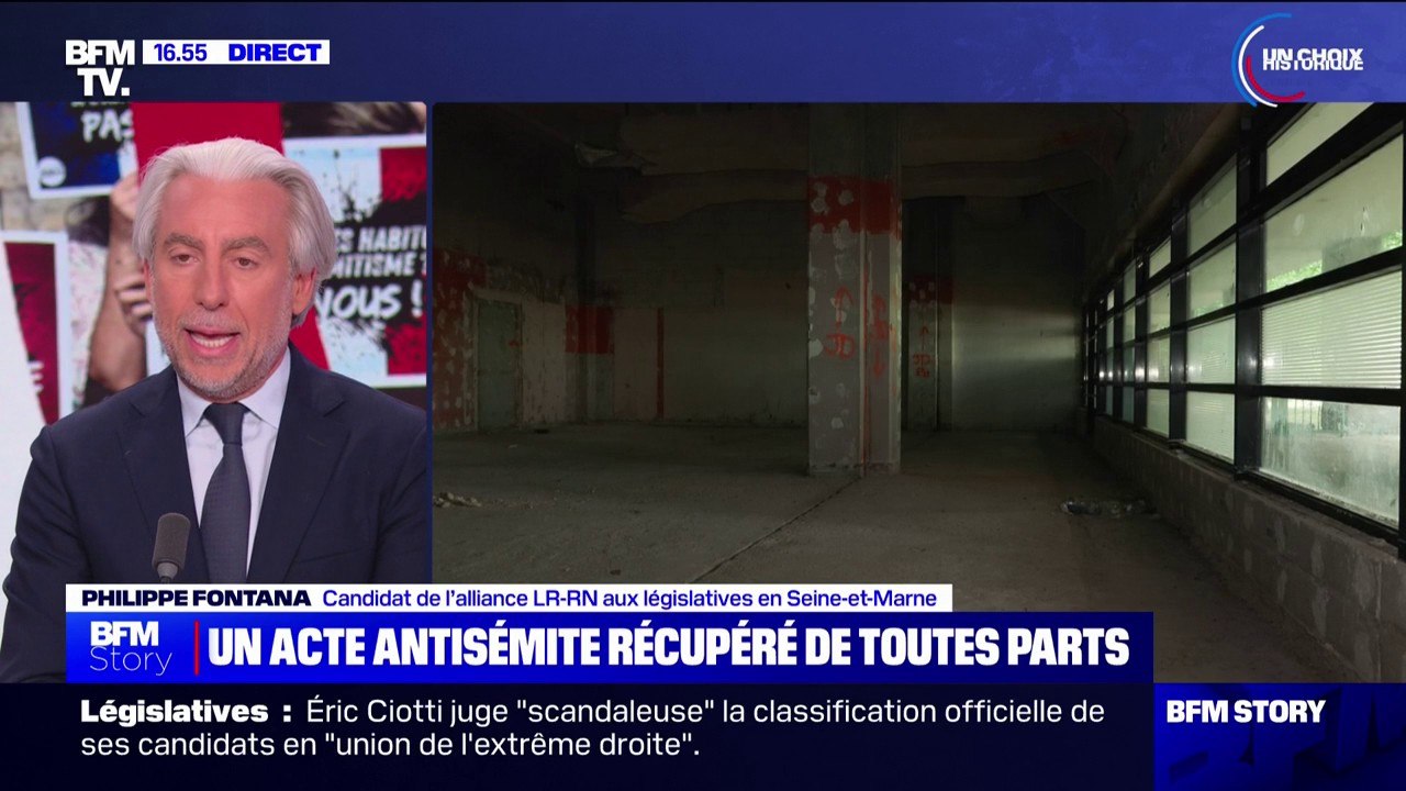 Philippe Fontana (candidat de l’alliance LR-RN aux législatives): "Il y au sein de LFI un antisémitisme structurel"