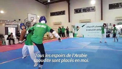 Taekwondo: la première Saoudienne qualifiée à des JO rêve d'or à Paris