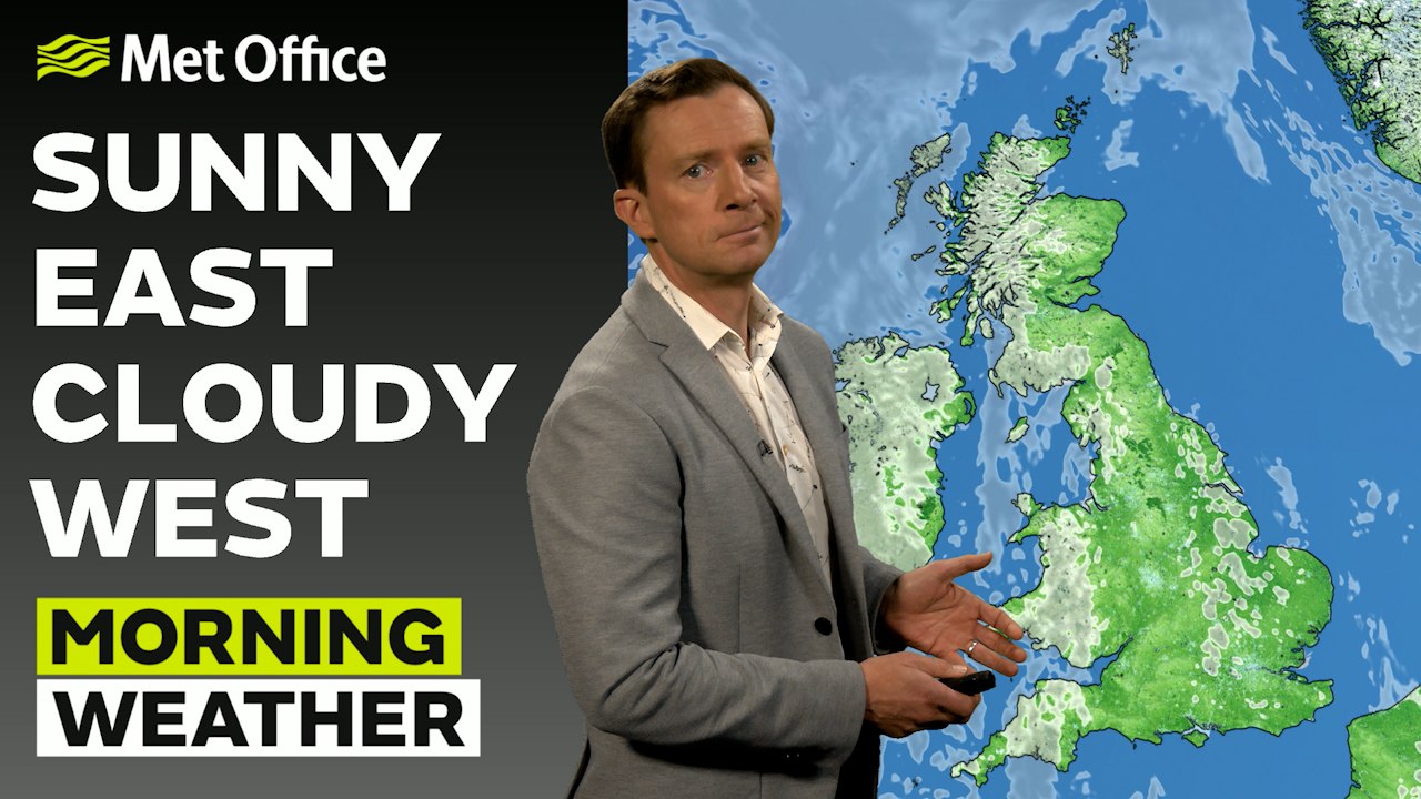 Met Office Morning Weather Forecast 21/06/24 – Fine weather in the east