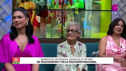 Samatha Velásquez recibe grandes sorpresas en Las Mañanas del 5