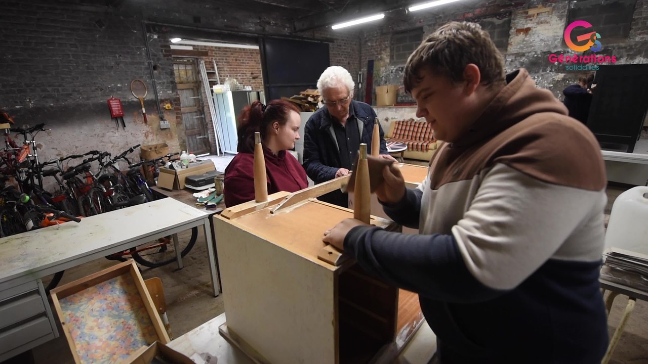 Générations solidaires : Atelier bois de Vivegnies