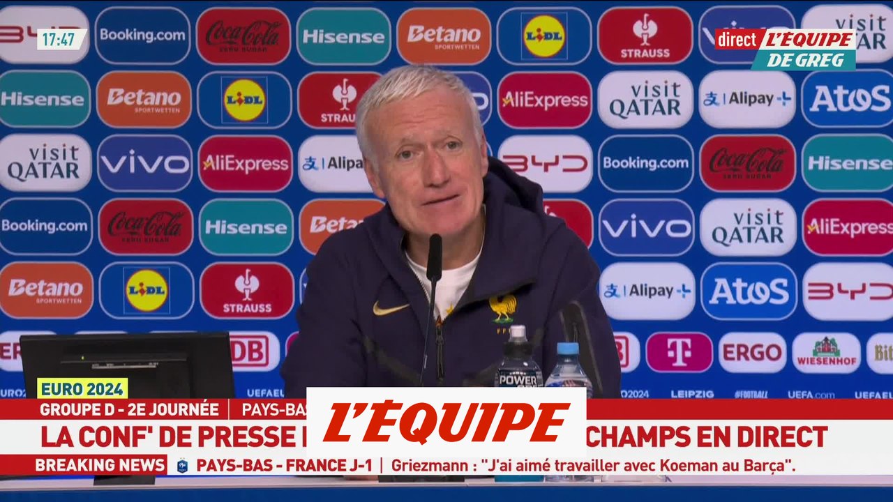 « Aller chercher la qualification » face aux Pays-Bas - Euro 2024 - Bleus - Deschamps