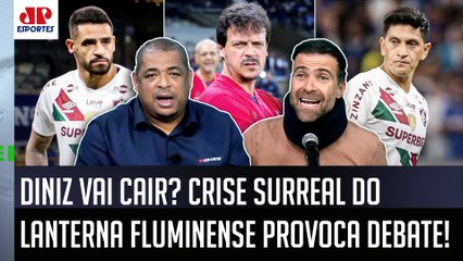 "É INACREDITÁVEL essa situação do Fluminense! Se o Diniz for DEMITIDO..." LANTERNA e CRISE SURREAL!