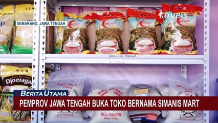Upaya Kendalikan Inflasi, Pemprov Jateng Buka Simanis Mart