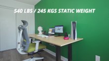 The Most STABLE 4-Leg Standing Desk! FlexiSpot E7 Plus Review 