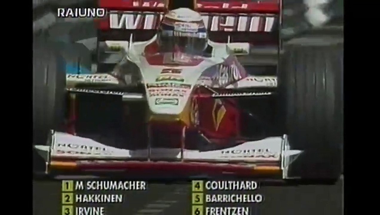 GP Monaco 1999 F1 (RAI . ITA) - Incidente di Marc Genè