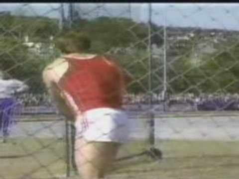 Athlé lancer marteau Y.Sedykh 86,34m 1984
