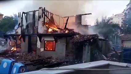 Mahalleli felaketi yaşadı