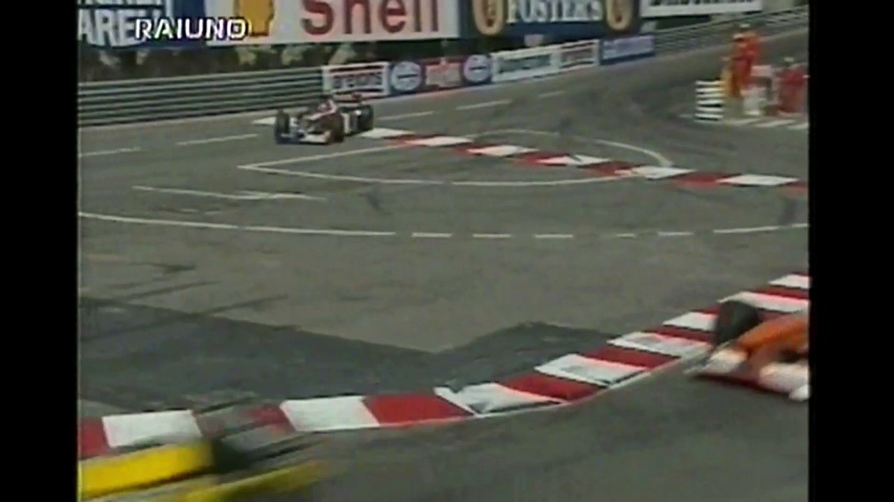 GP Monaco 1999 F1 (RAI . ITA) - Lungo di Jacques Villeneuve e Ritiro di Johnny Herbert