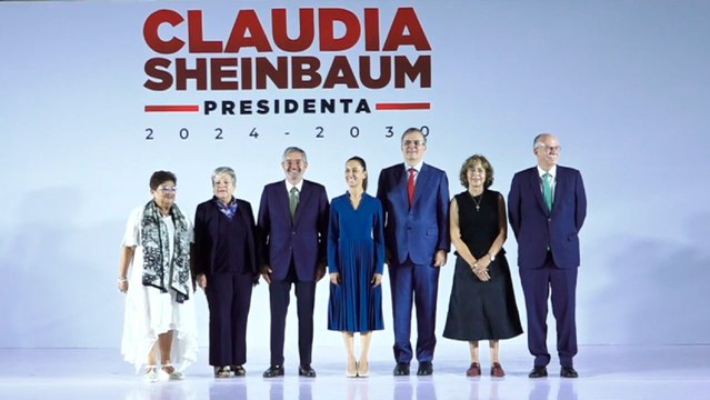 Claudia Sheinbaum anuncia primeros integrantes de su gabinete, encabezados por Marcelo Ebrard