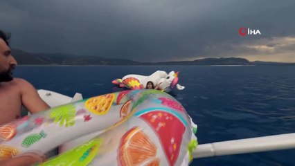 Salda Gölü'nde kurtarılan küçük kız kahramanıyla buluştu