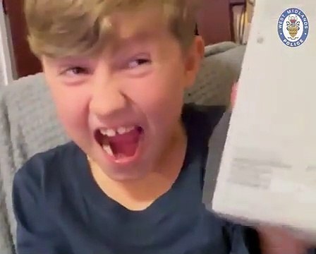 New video shows tragic young hit-and-run victim opening present as £10,000 reward is offered