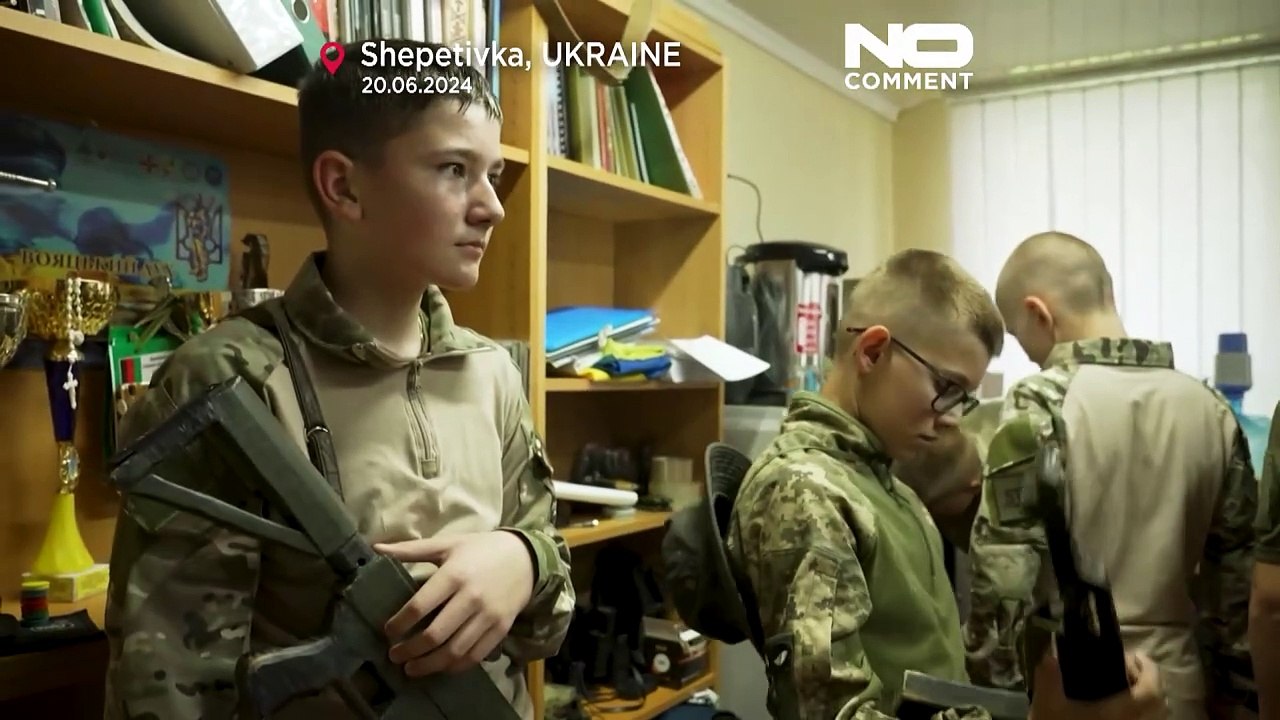 Ukraine: Kinder und Jugendliche bereiten sich auf kriegszerrissene Zukunft vor