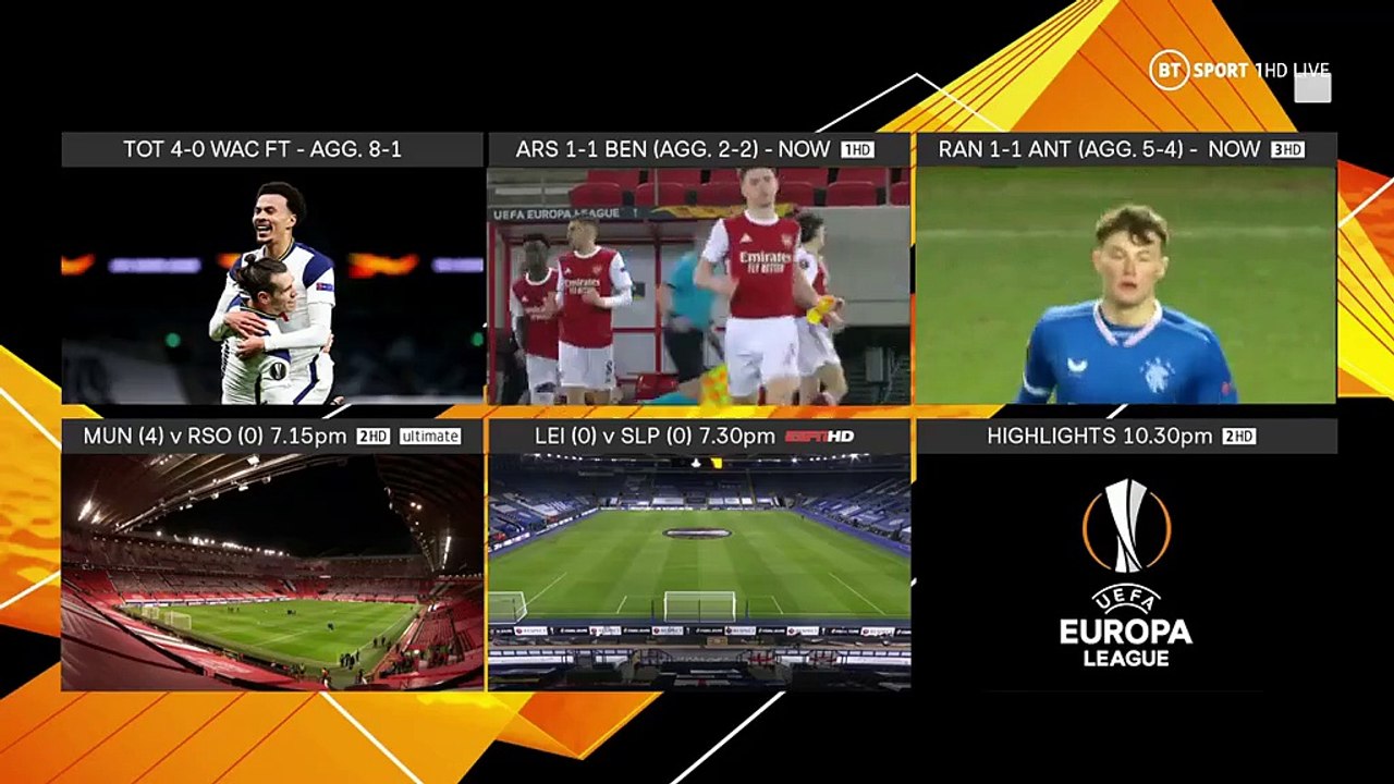 Arsenal FC vs. SL Benfica 2020/21 - 2.Half