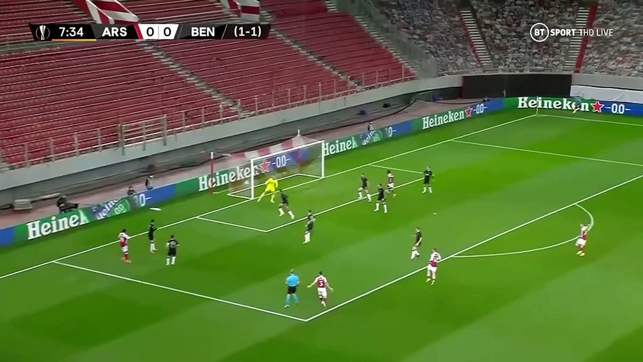 Arsenal FC vs. SL Benfica 2020/21 - 1.Half