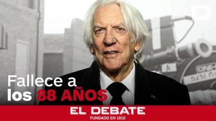 Muere Donald Sutherland, el actor con 60 años de carrera que Hollywood solo premió al final