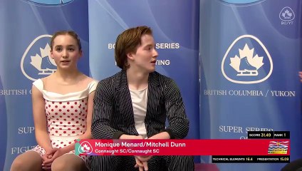 Pre-Novice and Novice Pair Short Program - 2024 BC/YT Section Super Series High Performance