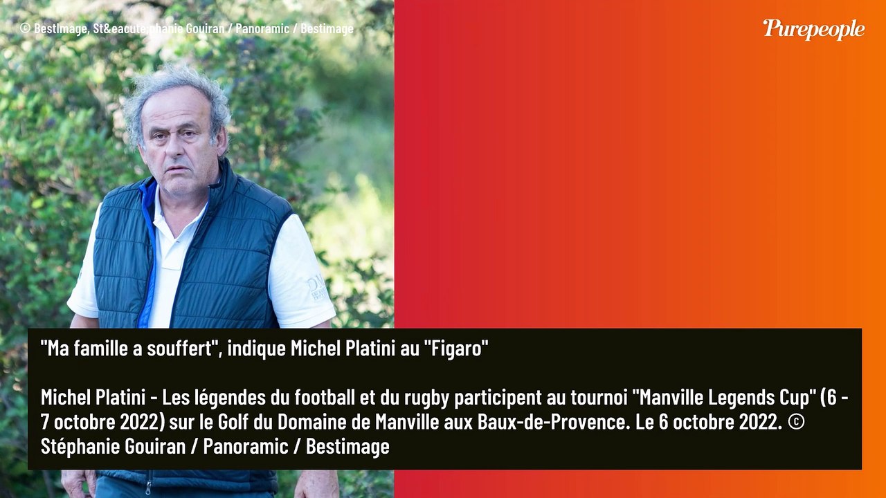 "La famille prend très cher" : Michel Platini ému et franc sur cette histoire qui l'a "flingué"