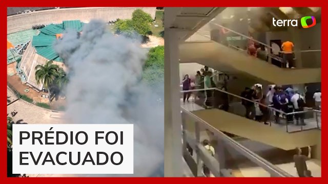 Incêndio de grandes proporções atinge Assembleia Legislativa do Ceará; veja vídeo