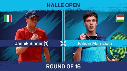 Sinner fights to avoids slip-up against Marozsan