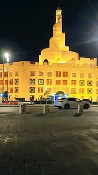 Traveling Beautiful views at Doha Qatar masjid