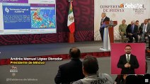 Estamos pendientes, dice AMLO ante tormenta Alberto; básicamente es agua, mucha agua, señala