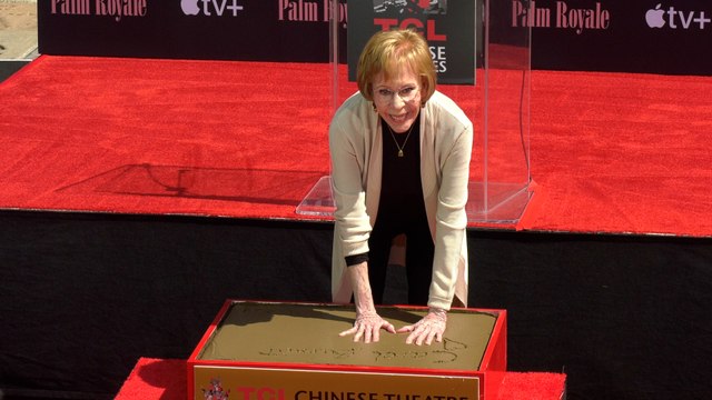 Carol Burnett handprint and footprint ceremony with Dick Van Dyke, Bob Odenkirk, and more