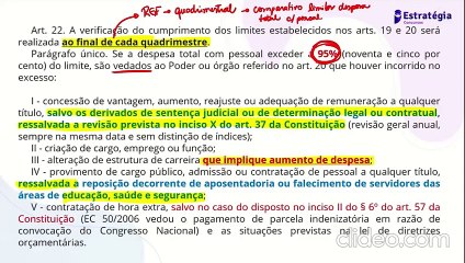 A67 LC 101 (LRF) Parte 9 - Lei de Responsabilidade Fiscal AFO