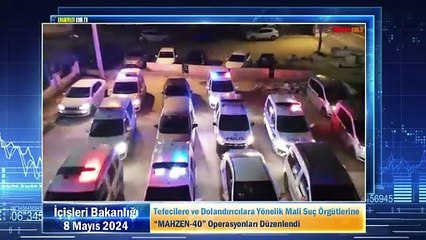 Tefecilere ve Dolandırıcılara Yönelik Mali Suç Örgütlerine “MAHZEN-40” Operasyonları Düzenlendi