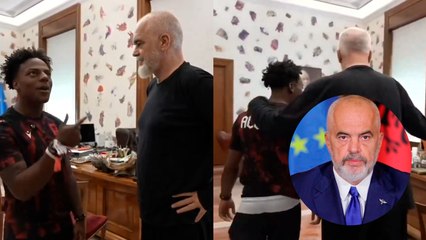 IShowSpeed vuelve a causar revuelo tras su visita a Edi Rama, Primer Ministro de Albania