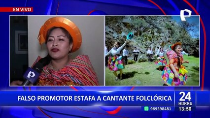 Liz la Huancainita: falso promotor estafa a cantante folklórica
