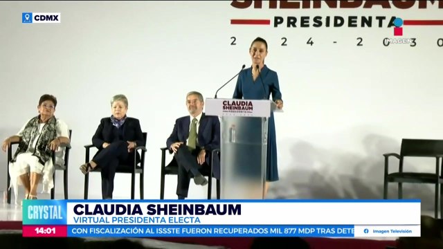 Claudia Sheinbaum da a conocer a seis miembros de su gabinete