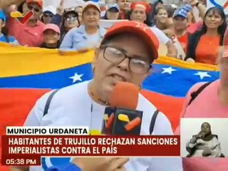 Trujillo | Habitantes del mcpio. Urdaneta marchan en respaldo al presidente Nicolás Maduro