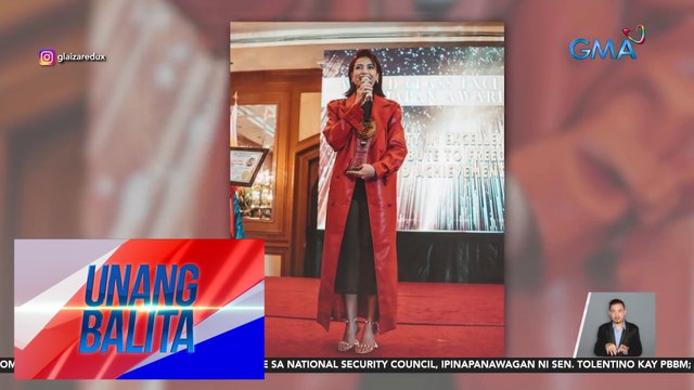 Glaiza de Castro, kinilala bilang Best Actress in a TV Series sa World Class Excellence Japan Awards | Unang Balita