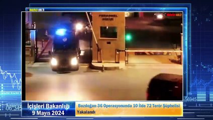 Bozdoğan-36 Operasyonunda 10 İlde 72 Terör Şüphelisi Yakalandı