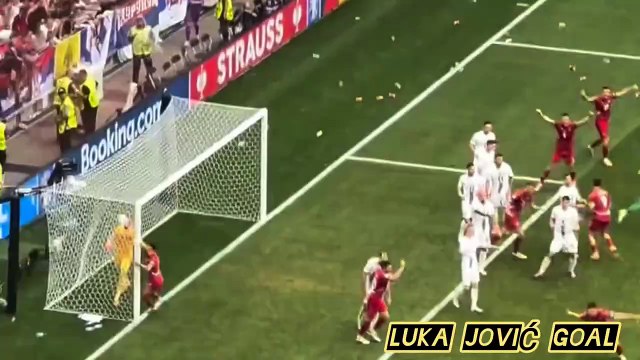Slovenia vs Serbia 1 x 1 EURO 2024 Highlights Словенија против Србије Luka Jović Goal Jovic 90.5 Minutes Goal