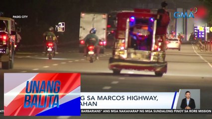 Drag racing sa Marcos Highway, iniimbestigahan | Unang Balita