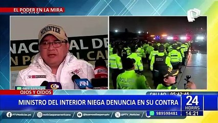 Ministro del Interior sobre presunto audio amenazante: "No reconozco ni mi voz ni el contenido"